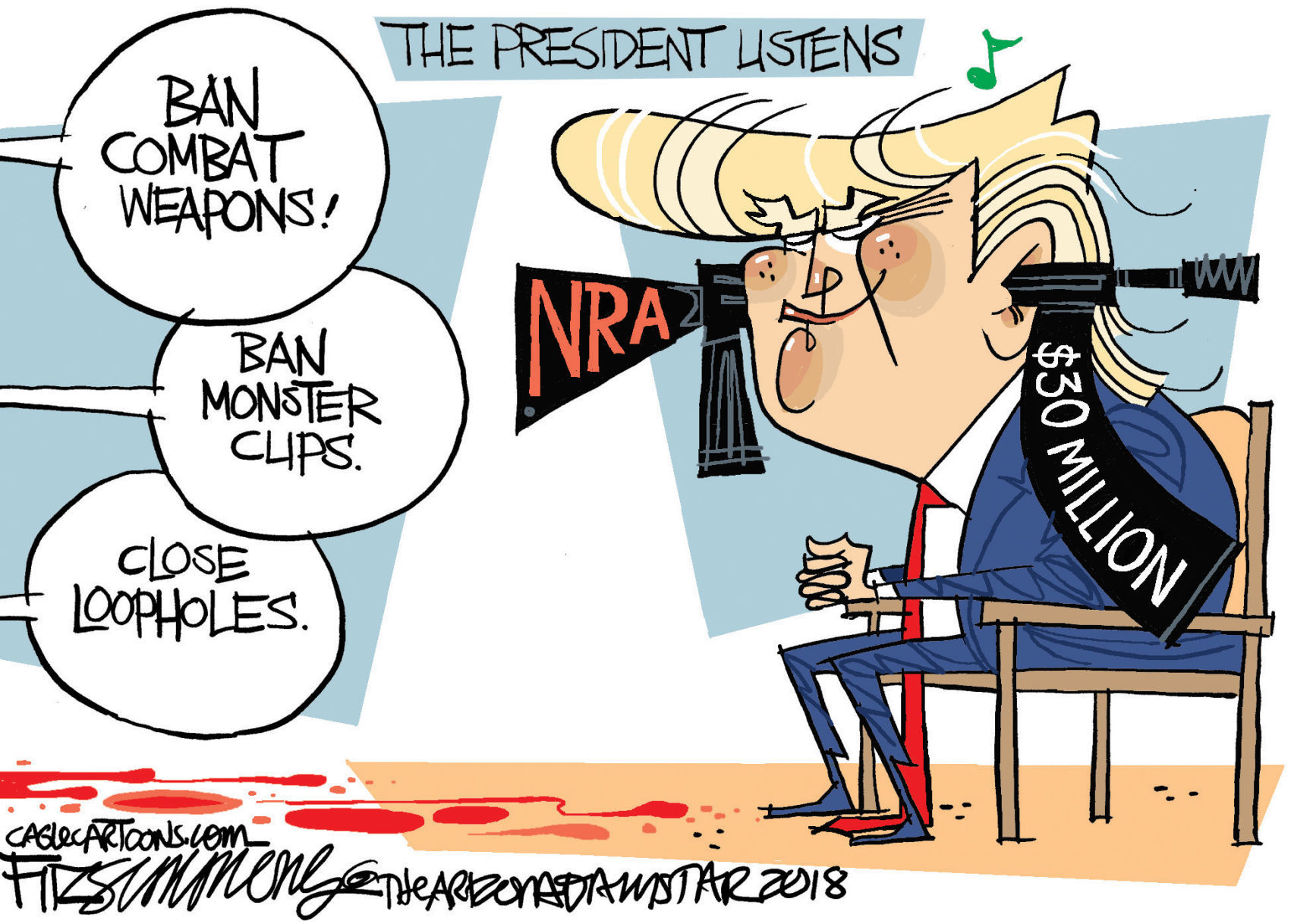 Daily Fitz Cartoon: Deaf